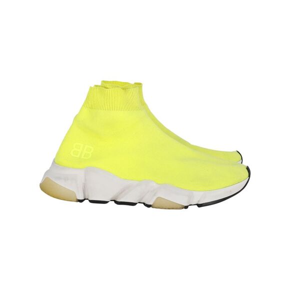 Balenciaga Speed Trainers in Neon Yellow Polyester - Picture 1 of 6